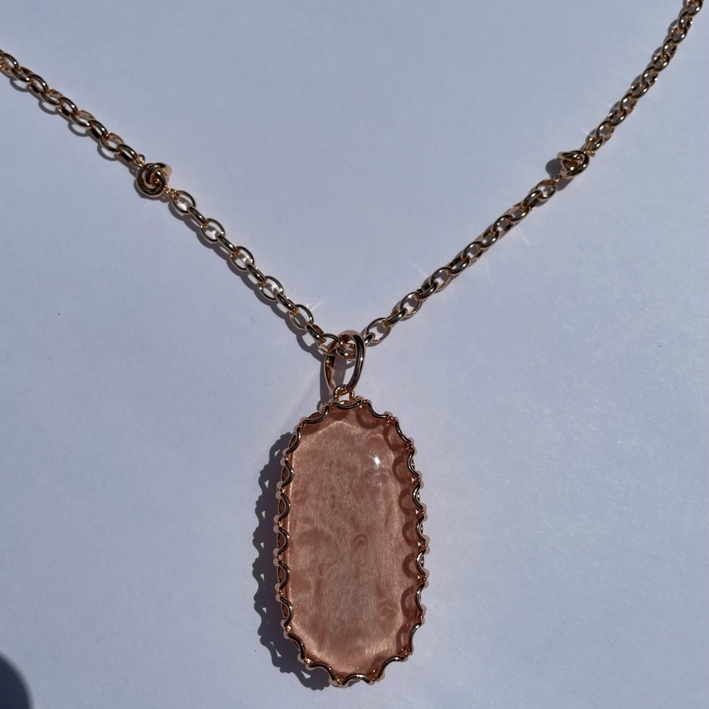 NWT Kendra Scott Macrame Reid Statement Pendant Necklace